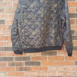 Lucky brand quilted camouflage jacket